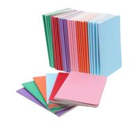 Alipis Bloc-Notes Mini A6 36 Pièces - Carnet de Poche Ligné 140X90 MM - Couverture Papier Kraft Couleurs Assorties - Carnet Portable pour Bureau École et Voyage
