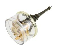 Alipis Boîte à Musique Tour Eiffel Métal à Manivelle Mécanisme Horloge Doré Air Château Le Ciel Décoration de Bureau Élégante et Cadeau Raffiné