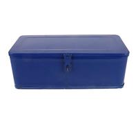 Alipis Boîte à Outils en Métal Épais 1 Grosse Capacité Robuste et Portable Conteneur de Rangement D’Outils pour Voiture Organisateur Pratique pour Bricolage et Entretien