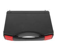 Alipis Boîte à Outils Multifonction Noire 1 Pièce Conteneur de Rangement Étanche en Plastique Organiseur Compact pour Outils Électriques et Manuels pour Réparations Domestiques et