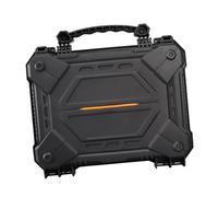 Alipis Boîte à Outils Noire Étanche 32 Cm Résistante aux Chocs Mousse Haute Densité 5 litres pour Rangement Sécuritaire D’Outils, Drones et Accessoires Numériques, Transport Facile