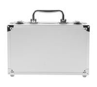 Alipis Boîte à Outils Portable en Alliage D'aluminium Légère, Petite Mallette 25x16x8 Cm, Boîte de Rangement Multifonction Poignée Métallique, Valise de Transport pour Outils