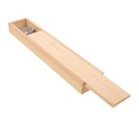 Alipis Boîte à Pinceau de Calligraphie en Bois, Coffret Vintage Individuel pour Rangement, Boîte d'emballage Vide pour Stylos, Étui de Rangement Élégant pour Kit Calligraphie, Présent