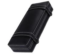 Alipis Boîte à Stylo Vide PU Noire Étui Rigide pour Stylo-Plume et Stylo à Bille Coffret Cadeau Élégant pour Bureau et Usage Professionnel