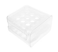 Alipis Boîte à Œufs à Double Compartiment avec Couvercle Transparent Organisateur pour Réfrigérateur ou Tiroir de Cuisine Récipient pour Œufs