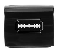 Alipis Boîte de Collecte Portable pour Lames de Rasoir Usagées en Acier Inoxydable Compact et Léger Conteneur Jetable Adapté pour Salons de Coiffure et Usage Domestique Boîte de