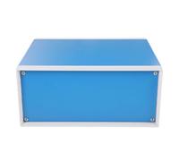 Alipis Boîte de Jonction Métallique Encastrée 140X210X180 MM Boîtier de Projet Électronique Robuste en Métal Coffret Électrique pour Installation Chantier et Appareils de Mesure