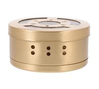 Alipis Boîte de Moxibustion en Cuivre Épais Portable Brûleur à Cône Moxa Réglable Outil de Massage Moxa pour Soulagement Articulations Usage Quotidien et Bien-Être Présent Personnes