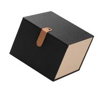 Alipis Boîte de Rangement Bleu avec Boucle Cuir pour Théière Argile Coffret Cadeau Élégant Boîte de Rangement Multifonction pour Cartes et Bijoux pour Cadeaux et Occasions Spéciales