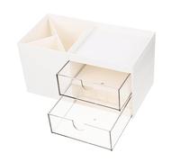 Alipis Boîte De Rangement De Bureau en Matériau Type Tiroir Organisateur De Maquillage Facile À Utiliser Décoration Dintérieur