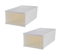 Alipis Boîte De Rangement Pour Chaussures Présentoir De Boîtes À Chaussures Boîtes De Rangement Pour Chaussures Grande Mallette De Sous Le Lit Pour Chaussures