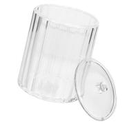 Alipis Boîte de Rangement pour Cotons-tiges Transparente avec Couvercle en Acrylique, Compacte et Résistante, Porte-Cotons pour Salle de Bain, Bureau ou Chambre, Accessoire