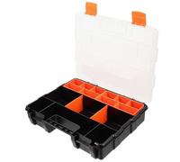 Alipis Boîte de Rangement pour Vis et Petites Pièces en Plastique, Compartiments Modulables, Portable, Transparent, Organisateur de Visserie Petit Format, Usage Atelier, Collection