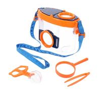 Alipis Boîte Insecte Kit Observation avec Loupe Double Lentille Conteneur Transparent pour Exploration Extérieure Éducatif Scientifique pour Garçon Fille Comprend Ciseaux et Pince