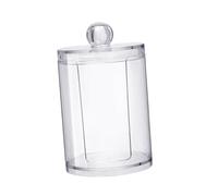 Alipis Boîte Rangement Coton Démaquillant Transparente avec Couvercle Organisateur Compact et Léger pour Salle de Bain Protection Poussière et Humidité Design Simple et Pratique