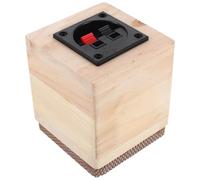 Alipis Boîtier Audio en Bois Massif pour Haut-Parleur 15 Pouces Filtre Anti-Poussière Caisse Vide pour Enceinte Automobile et Camion Coffret Audio pour Installation DIY Véhicule