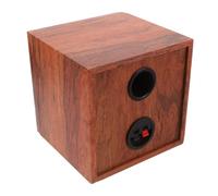 Alipis Boîtier de Haut-Parleur pour Véhicule 5 Pouces en Bois, Caisson Audio Compact pour Voiture, Réduit Les Vibrations et Soulage la Fatigue de Conduite