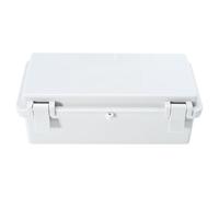 Alipis Boîtier de Jonction Étanche ABS 200X100X70 MM Verrou Coffret de Protection pour Câbles Électriques Extérieur Boîtier de Connexion Résistant aux Intempéries pour Jardin et