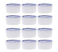 Alipis Bol d'eau Miniature en Céramique pour Araignées et Petits Arthropodes, 12pcs, Compatible Terrarium, Gamelle Polyvalente pour Reptiles et Petits Animaux