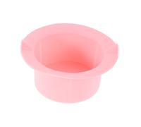 Alipis Bol Silicone pour Cire Épilation Doublure Antiadhésive Réutilisable pour Pot de Chauffe-cire Bol Rond pour Fonte Cire Épilation Usage Professionnel Salon Beauté Couleur Rose
