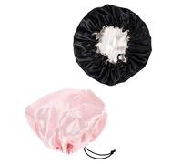 Alipis Bonnet de Nuit Confortable et Protecteur en Tissu Respirant Élastique Lot de 2 Pièces Capillaire Sommeil pour Garçon et Filles