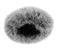 Alipis Bonnette anti-vent en fourrure pour microphone, filtre anti-pop pour enregistrements