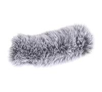 Alipis Bonnette Anti-vent pour Microphone, Manchon Coupe-vent en Fourrure, Peluche, du Bruit Plosives, Large Compatibilité, pour Reporters et Hôtes de Conférence, Discours en Direct