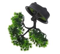 Alipis Bonsaï Artificiel Pin Vert avec Pot Décoration de Bureau Zen Arbre Miniature pour Intérieur Plante Artificielle Compacte Entretien Ornement Traditionnel pour Maison et Espace de