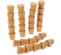 Alipis Bouchons de Liège Coniques pour Bouteilles, 30 Pièces en Bois | Conservation du Goût, Fermeture Sûre et Fiable, Adaptés aux Clubs et Restaurants