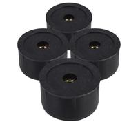 Alipis Bouchons de Poteau en Plastique Noir 4pcs pour Remplacement de Griffure de Chat, Accessoires pour Arbre à Chat avec Installation Rapide