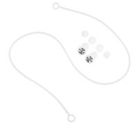 Alipis Bouchons D'oreilles pour Dormir Auditive Portable Antibruit en Silicone Blanc avec Motif CD Confortables et Réutilisables avec Cordon et Étui et Étudier