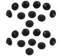 Alipis Bouchons en Silicone Noirs Ø5 Mm à Clipser, Lot de 50 Pièces, Bouchons D’étanchéité pour Trous de Meubles, Tubes et Armoires, Cache-trous Protecteurs Poussière et Humidité,