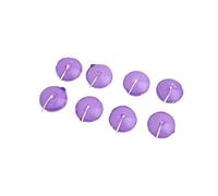 Alipis Bougies Flottantes Non Parfumées 3,5 Cm Diamètre Cire De Paraffine Couleur Violet Lot De 10 Pour Mariage Décoration Fête Éclairage Romantique Solide