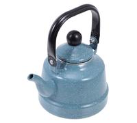 Alipis Bouilloire Émaillée Motif Pois Verts Résistance Compatible Induction et Gaz pour Thé Café et Vin Chaud