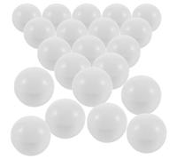 Alipis Boules de Loterie en Plastique Blanc 4 Cm Ouvrables, 40 Pièces, Accessoires pour Jeux du Loto et Fêtes, Boules de Divertissement Légères et Réutilisables, pour Tirage Sort