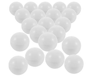 Alipis Boules de Loterie en Plastique Blanc 4 Cm Ouvrables, 40 Pièces, Accessoires pour Jeux du Loto et Fêtes, Boules de Divertissement Légères et Réutilisables, pour Tirage Sort