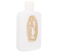 Alipis Bouteille d'eau Bénite Catholique en Plastique Rechargeable 100ml Motif Croix, Design Simple et Étanche, Facile à Transporter pour Usage Domestique ou Extérieur