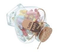 Alipis Bouteilles À Souhaits en Verre Au Design Unique Capsules Décoratives avec Couvercles en Liège