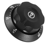 Alipis Bouton de Thermostat pour Friteuse et Chauffe-eau, Contrôle Précis Température Noir Plastique Solide, Plage de Réglage 50-300℃, Facile à Utiliser