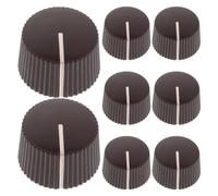 Alipis Boutons de commande en plastique, boutons pour guitare, lot de 8, 2 CM, pour amplificateur, haut-parleur et pédale d’effet guitare, remplacement pour contrôle de volume, couleur