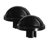 Alipis Boutons De Commande Pour Ventilateur Électrique 2 Pièces, Bouton De Minuterie Noir En Plastique, Interrupteur à Réglage, Accessoire De Remplacement Pour Usage Domestique