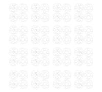 Alipis Boutons-pression Transparents 7mm, Petits Boutons Cachés en Plastique, 15 Paires par Sachet, 2 Sachets, Boutons de Sécurité pour Chemises et Vêtements, Accessoires de Couture