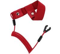 Alipis Bracelet de Sécurité Rouge pour Moteur Hors-Bord, Arrêt d'urgence | Écume Alliage Plastique, Usage Nautique Polyvalent, pour Pilotes et Bateaux, Transport Facile