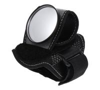 Alipis Bracelet de Vision Arrière Rotatif à 360° en Plastique, Ajustable et Respirant Miroir en Verre Refermable, Protection de Poignet pour Cyclisme et Sécurité en Extérieur