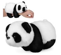 Alipis Bracelet Fou Animal en Peluche, Bracelet en Peluche, Bracelets Animaux Mignons pour Enfants, 30 cm, Blanc
