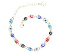 Alipis Bracelets à maillons œil maléfique pour homme, bracelet ajustable en alliage, bijou créatif léger pour fête et vie quotidienne