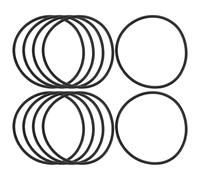 Alipis Bracelets Élastiques en Silicone Noir, Lot de 100 Pièces, Diamètre 2,5 Mm, Accessoires Cheveux pour Femmes et Filles, Bracelets Gelée Années 80, Présents de Fête et Bijoux Mode