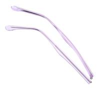 Alipis Branches de Lunettes de Rechange Transparentes en Métal 1 Paire Cristal Violet Accessoires Universels pour Réparation des Branches de Lunettes de Soleil Confort et Maintien