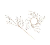 Alipis Branches Décoratives de Noël Artificielles Flexibles avec Perles pour Décoration de Vase Accessoires de Couronne et Décorations de Sapin pour et Séances Photo