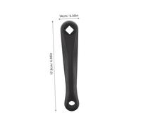 Alipis Bras de Manivelle Vélo Alliage Aluminium Gauche Trou Carré de Rechange pour Vélo de Route Ville Pliant et VTT Installation Rapide et Ajustement Précis